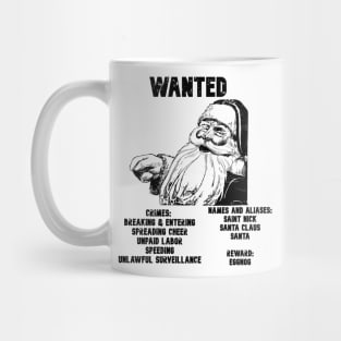 Wanted Santa Claus Mug